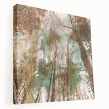 Textured Acrylic Wall Art – Nature-Inspired Abstract Forest Print