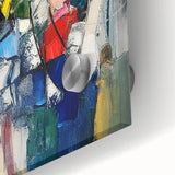 Dynamic Abstract Expressionist Wall Art – Textured Canvas Print