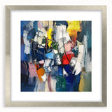 Dynamic Abstract Expressionist Wall Art – Textured Canvas Print