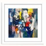 Dynamic Abstract Expressionist Wall Art – Textured Canvas Print