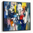Dynamic Abstract Expressionist Wall Art – Textured Canvas Print