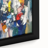Dynamic Abstract Expressionist Wall Art – Textured Canvas Print