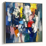 Dynamic Abstract Expressionist Wall Art – Textured Canvas Print