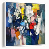 Dynamic Abstract Expressionist Wall Art – Textured Canvas Print
