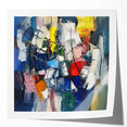 Dynamic Abstract Expressionist Wall Art – Textured Canvas Print
