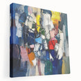 Dynamic Abstract Expressionist Wall Art – Textured Canvas Print