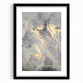Contemporary Luxury Abstract Paintings – Gray & Gold Canvas
