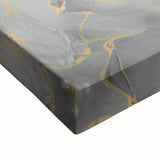 Contemporary Luxury Abstract Paintings – Gray & Gold Canvas