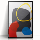 Modern Art Prints – Vibrant Geometric Abstract Canvas