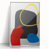 Modern Art Prints – Vibrant Geometric Abstract Canvas