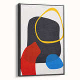 Modern Art Prints – Vibrant Geometric Abstract Canvas