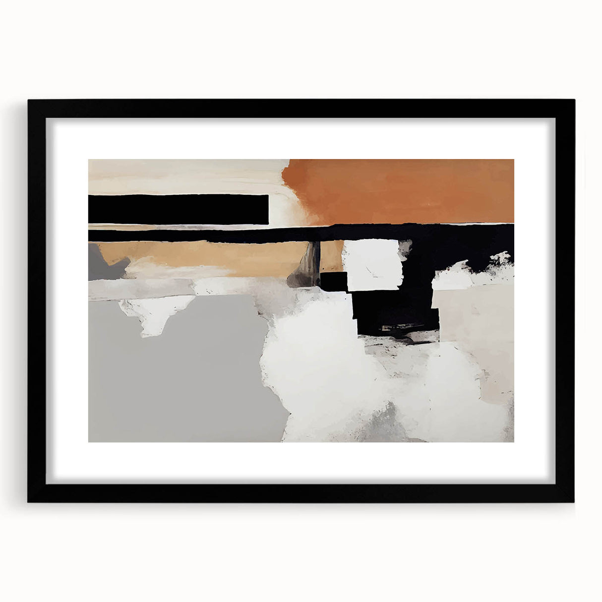 Shop Modern Abstract Canvas Prints - Bold Textures in Earth Tones
