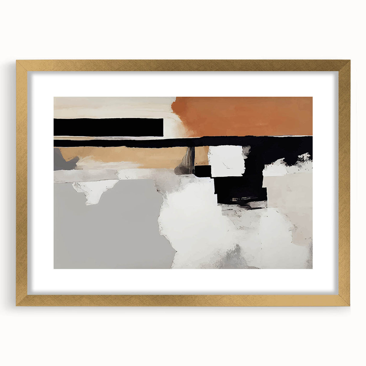 Shop Modern Abstract Canvas Prints - Bold Textures in Earth Tones