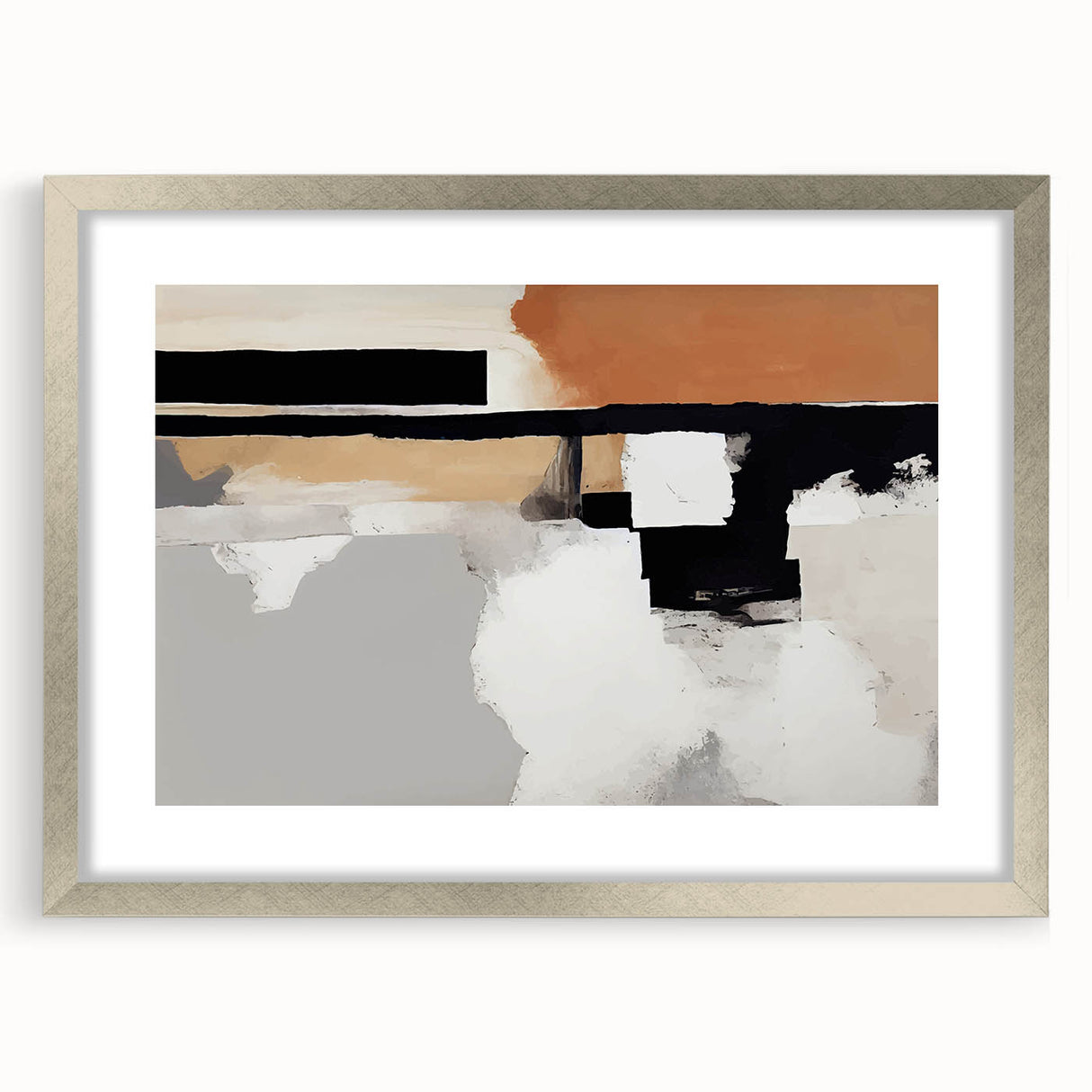 Shop Modern Abstract Canvas Prints - Bold Textures in Earth Tones