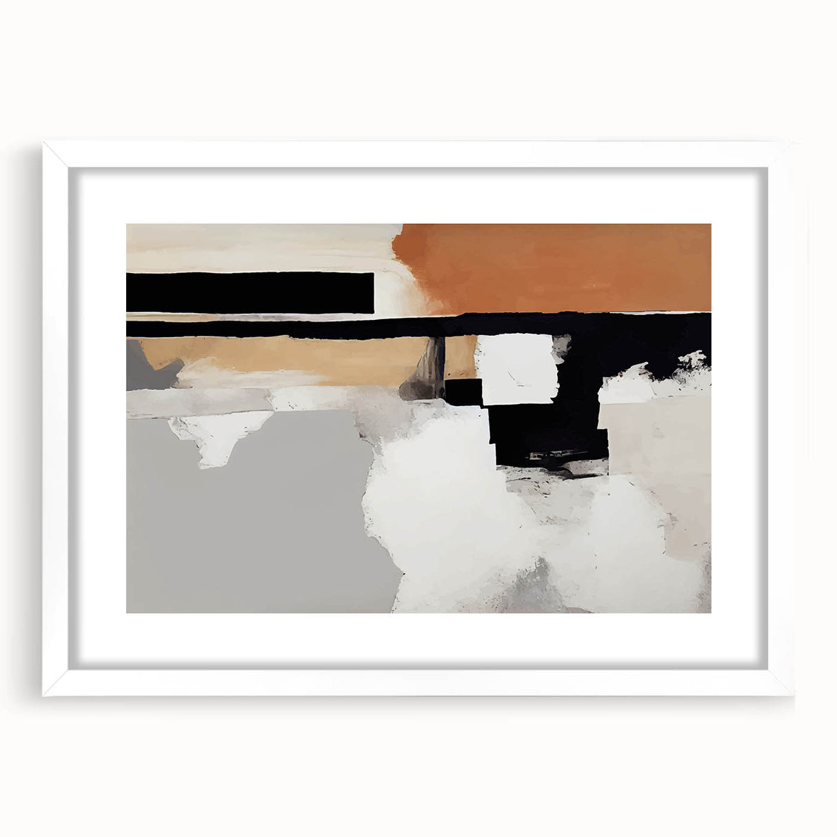 Shop Modern Abstract Canvas Prints - Bold Textures in Earth Tones