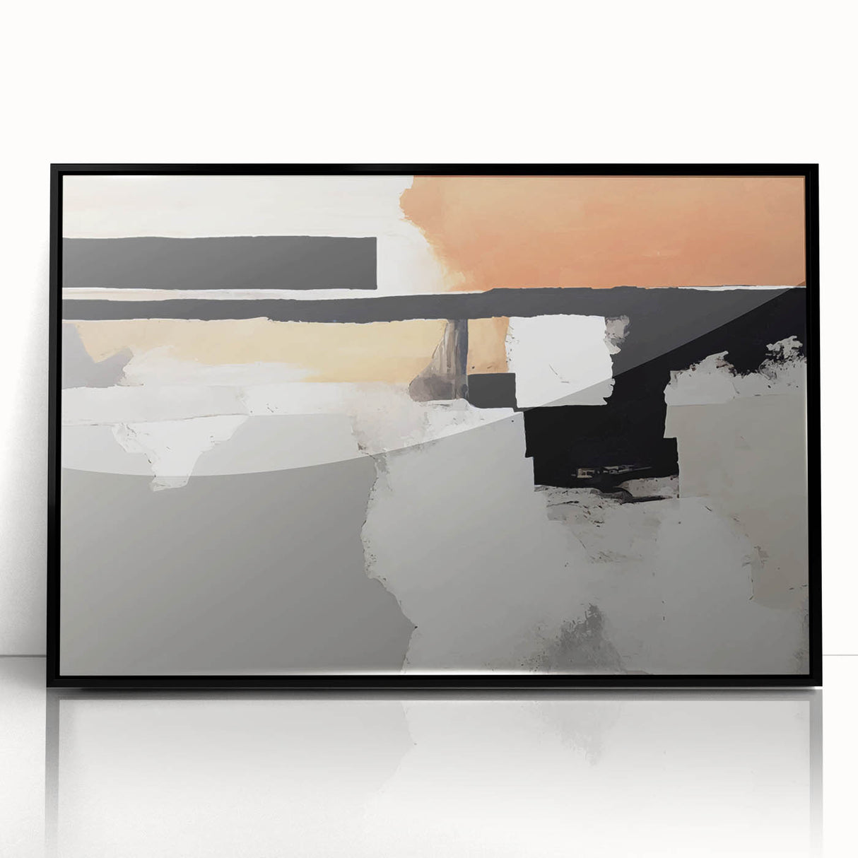 Shop Modern Abstract Canvas Prints - Bold Textures in Earth Tones