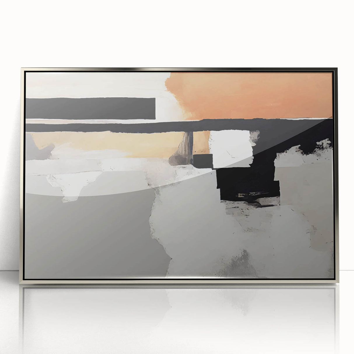 Shop Modern Abstract Canvas Prints - Bold Textures in Earth Tones