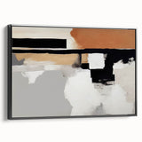 Shop Modern Abstract Canvas Prints - Bold Textures in Earth Tones