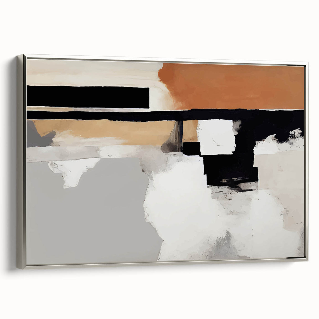 Shop Modern Abstract Canvas Prints - Bold Textures in Earth Tones