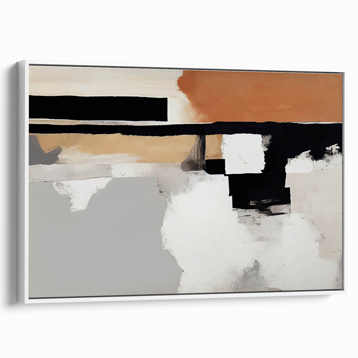 Shop Modern Abstract Canvas Prints - Bold Textures in Earth Tones