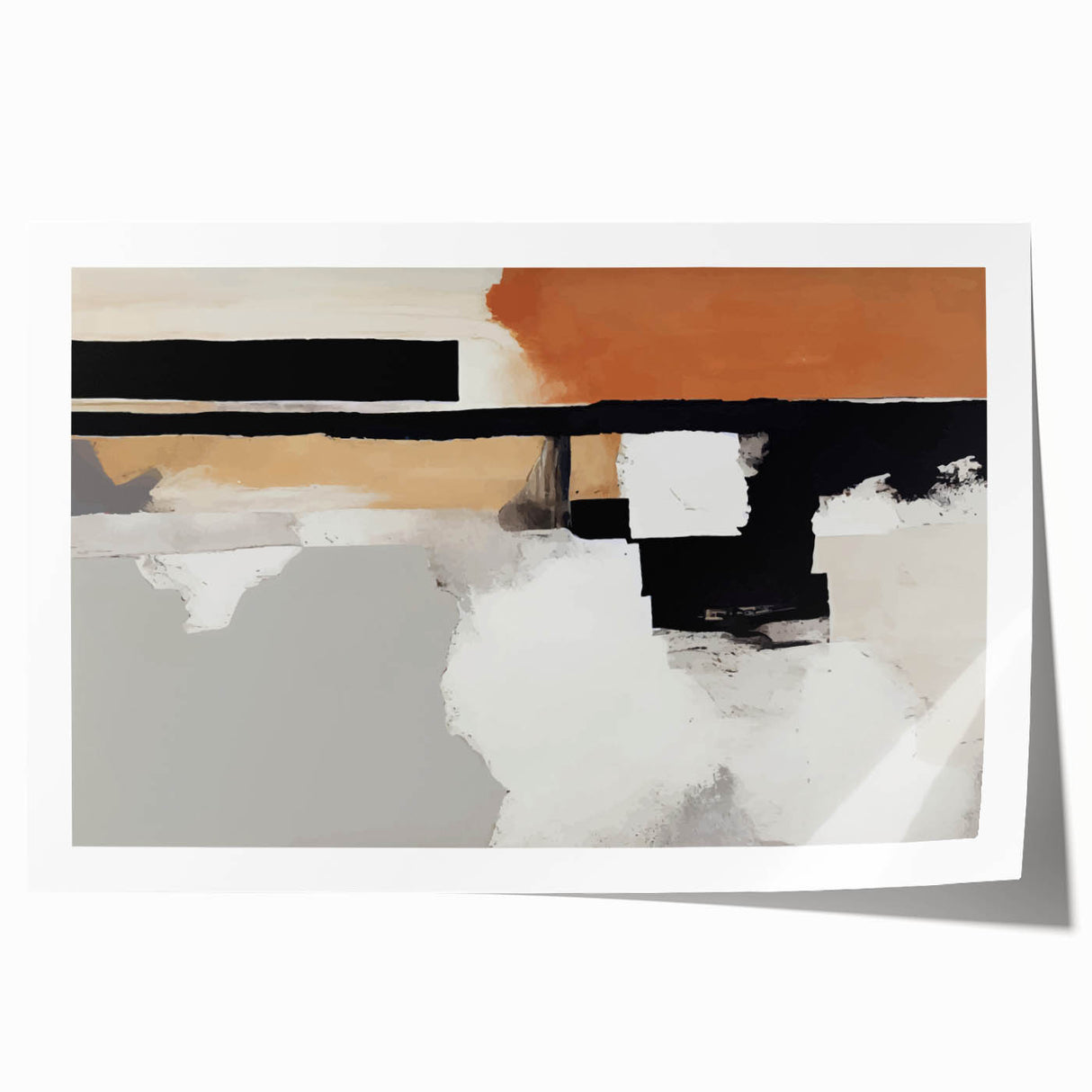 Shop Modern Abstract Canvas Prints - Bold Textures in Earth Tones