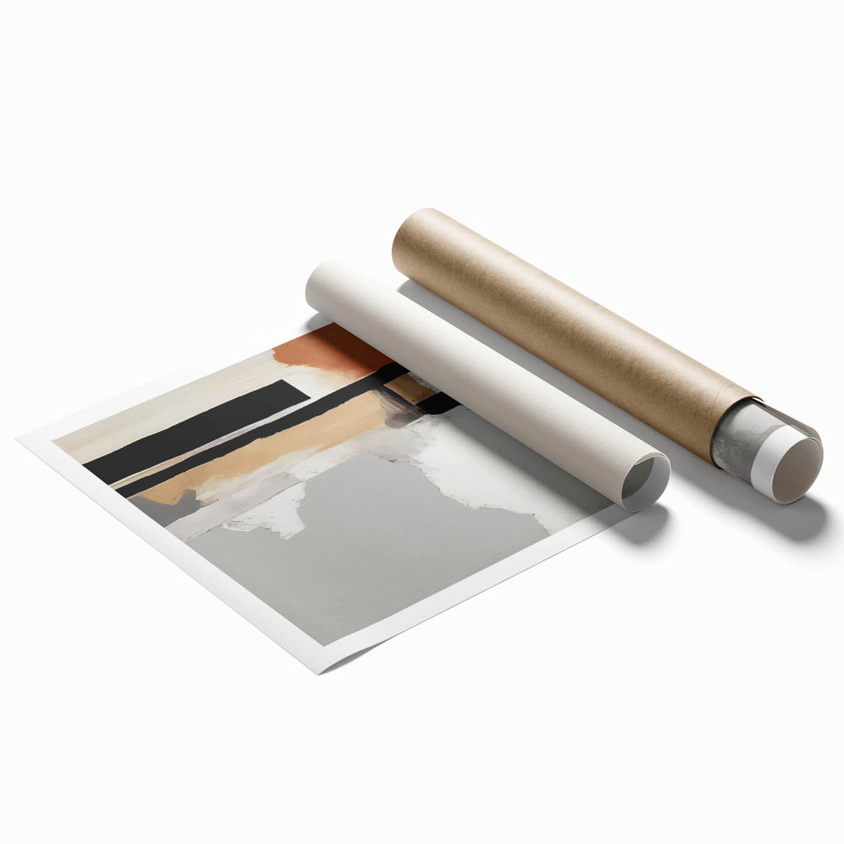 Shop Modern Abstract Canvas Prints - Bold Textures in Earth Tones