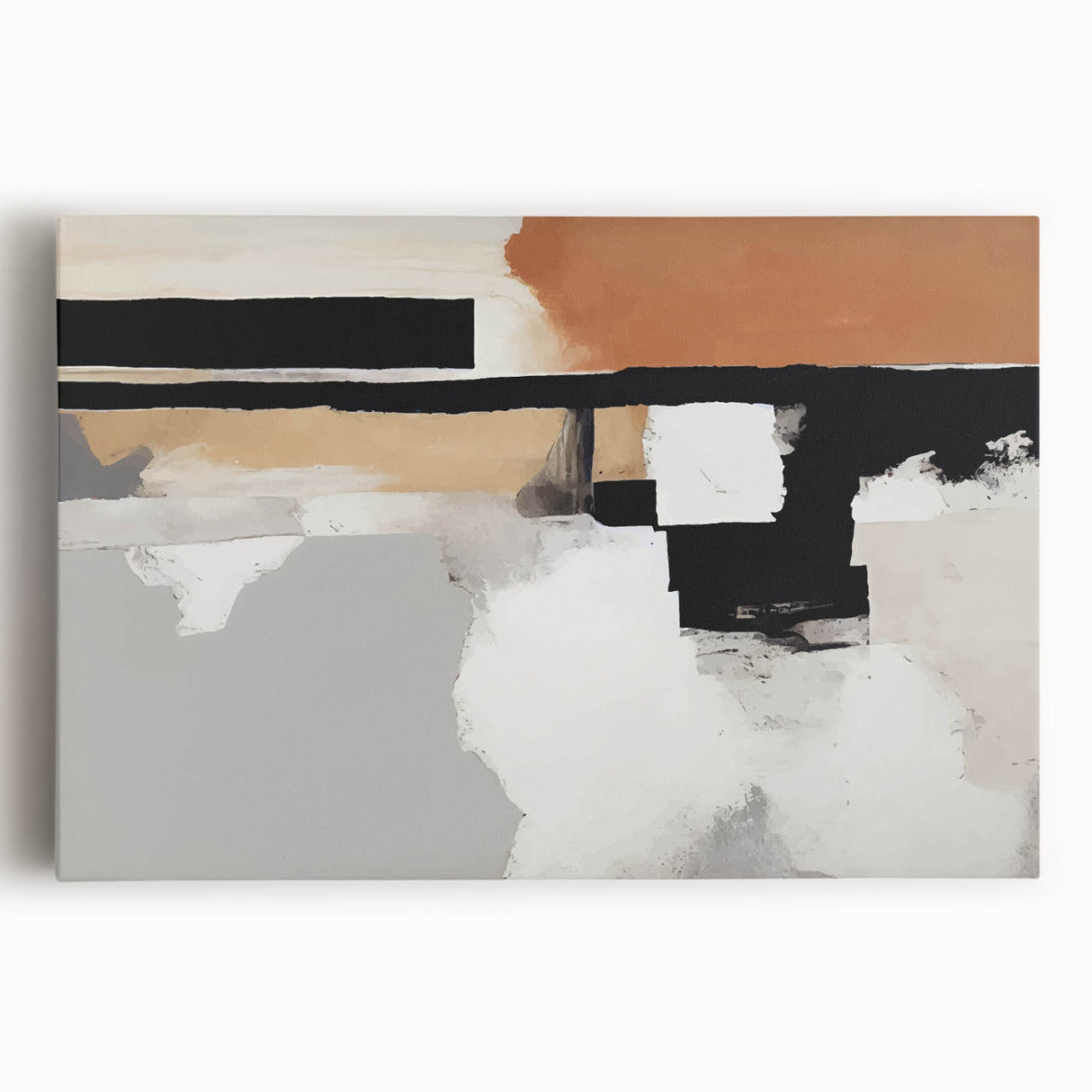 Shop Modern Abstract Canvas Prints - Bold Textures in Earth Tones