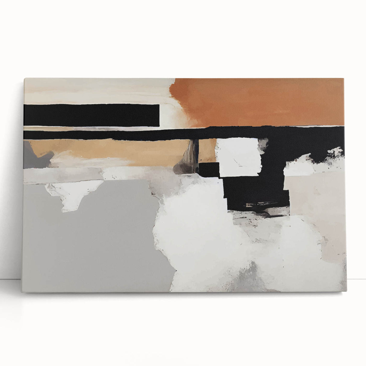 Shop Modern Abstract Canvas Prints - Bold Textures in Earth Tones