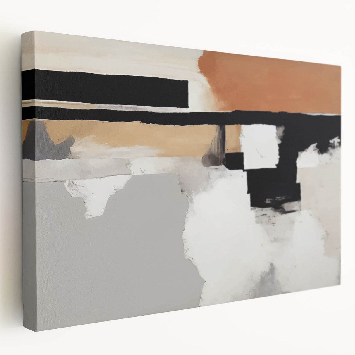 Shop Modern Abstract Canvas Prints - Bold Textures in Earth Tones