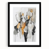Expressive Abstract Figurative Wall Art – Dual Human Forms