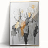 Expressive Abstract Figurative Wall Art – Dual Human Forms