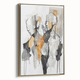 Expressive Abstract Figurative Wall Art – Dual Human Forms