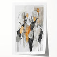 Expressive Abstract Figurative Wall Art – Dual Human Forms