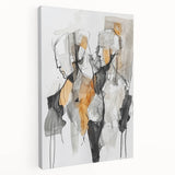 Expressive Abstract Figurative Wall Art – Dual Human Forms