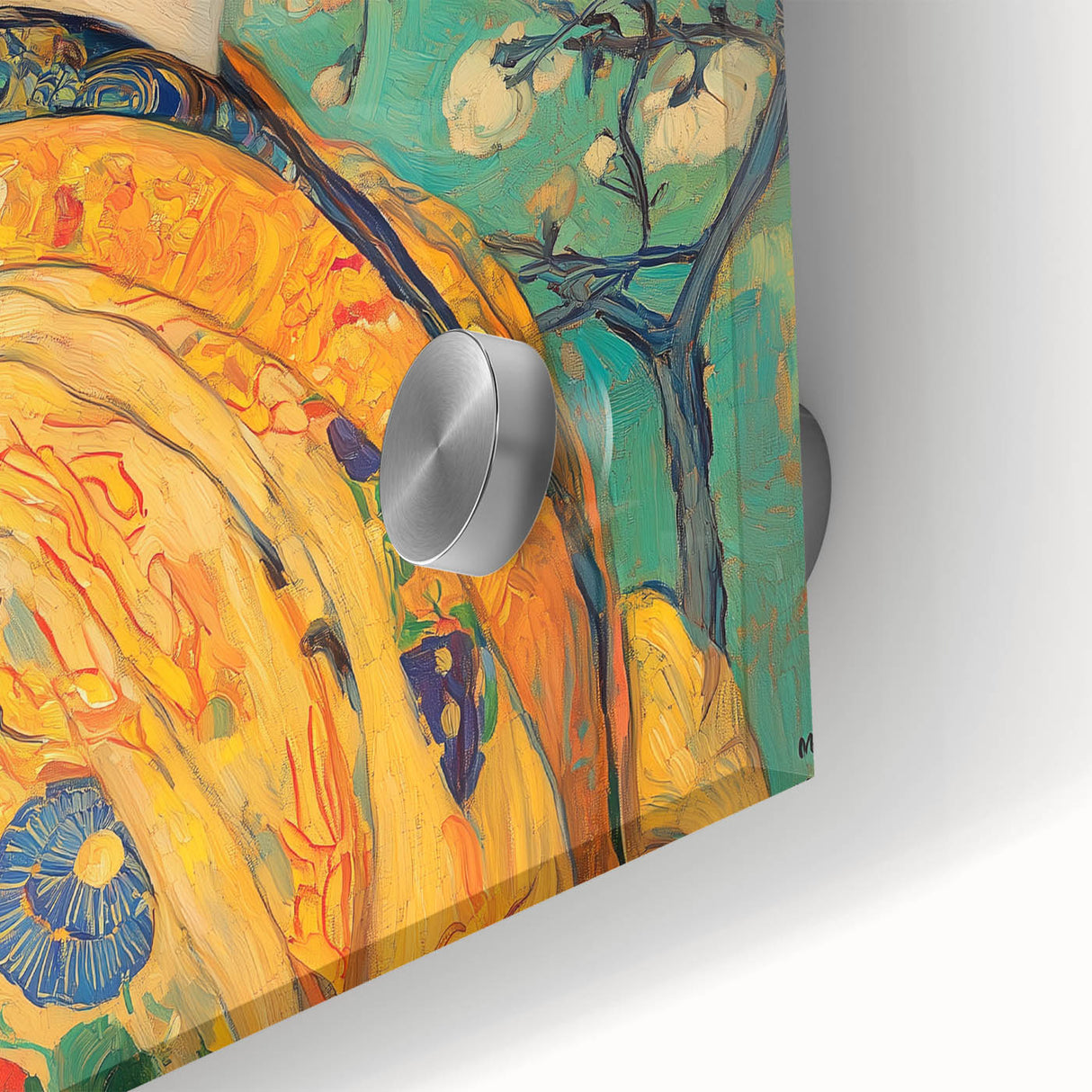 Elegant Abstract Figurative Wall Art – Floral Gold Aesthetic