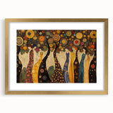 Whimsical Abstract Figurative Wall Art – Enchanted Forest