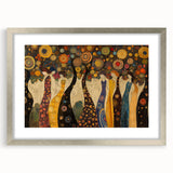 Whimsical Abstract Figurative Wall Art – Enchanted Forest