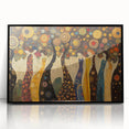 Whimsical Abstract Figurative Wall Art – Enchanted Forest
