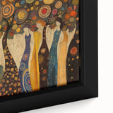 Whimsical Abstract Figurative Wall Art – Enchanted Forest