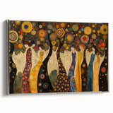 Whimsical Abstract Figurative Wall Art – Enchanted Forest