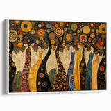 Whimsical Abstract Figurative Wall Art – Enchanted Forest