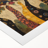 Whimsical Abstract Figurative Wall Art – Enchanted Forest