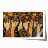 Whimsical Abstract Figurative Wall Art – Enchanted Forest