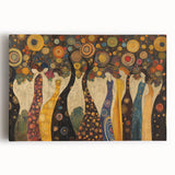 Whimsical Abstract Figurative Wall Art – Enchanted Forest