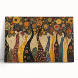 Whimsical Abstract Figurative Wall Art – Enchanted Forest