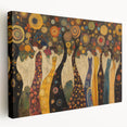 Whimsical Abstract Figurative Wall Art – Enchanted Forest