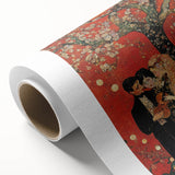 Romantic Abstract Figurative Wall Art – Golden Serenade