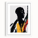 Bold Abstract Figurative Wall Art – Dynamic Human Form