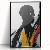 Bold Abstract Figurative Wall Art – Dynamic Human Form