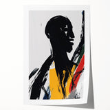 Bold Abstract Figurative Wall Art – Dynamic Human Form